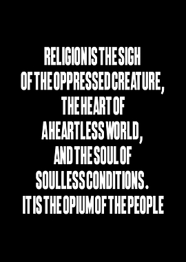 Religion is the opium of the people quote