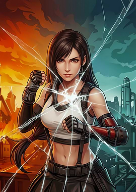 Tifa Lockhart in battle stance