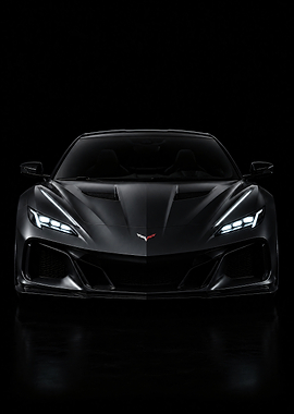 Dark Gray Chevrolet Corvette C8 Z06