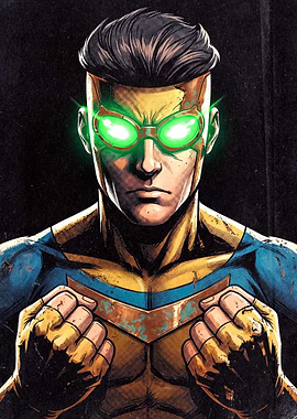 Invincible Superhero Portrait