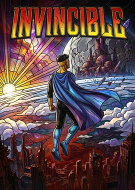 Invincible Stained Glass Art