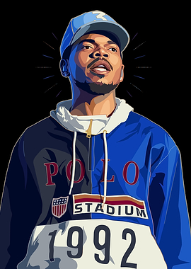 Chance the Rapper Polo Stadium Art