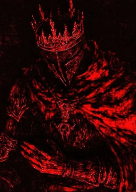 Dark King with Red Crown