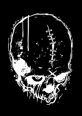 Stitched Skull Graphic