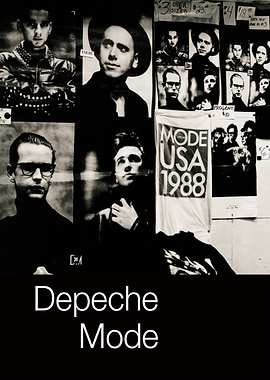 Depeche Mode Vintage Poster