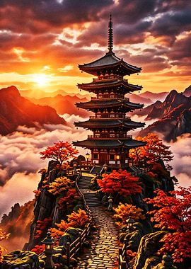 Eternal Pagoda Peaks