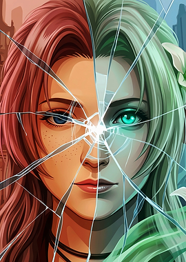 Split Personality Portrait