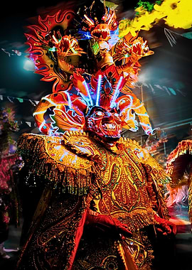 El Diablada Devil Dancer Costume
