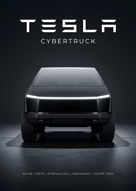 Tesla Cybertruck Front View