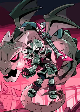 Rockstar Warrior and Dragon Brawl stars