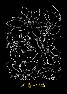 Andy Warhol | Poinsettia Flowers