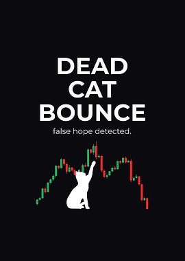 Dead Cat Bounce – Black Edition – Minimalist Trading Psychology