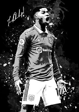 Marcus Rashford Manchester Portrait