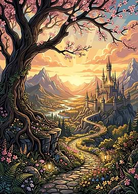 Enchanted Castle Landscape