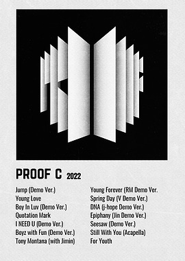 BTS Proof CD Tracklist