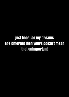 Inspirational Quote on Black Background