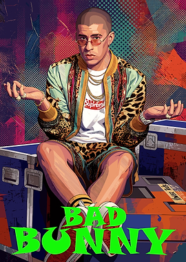 Bad Bunny Portrait