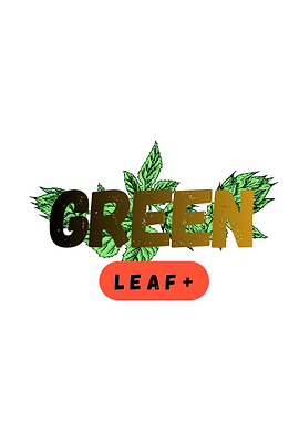 Green Leaf Text Art