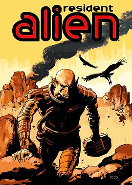 Resident Alien Comic Cover