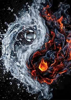Water And Fire Yin Spiral