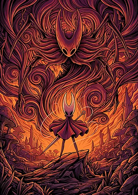 Hollow Knight Silksong Hornet vs Grimm