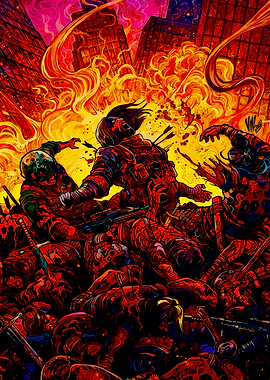 Battle in a Burning City