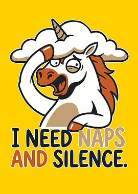 Tired Unicorn Needs Naps and Silence