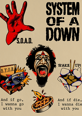 System of a Down Tattoo Flash Art