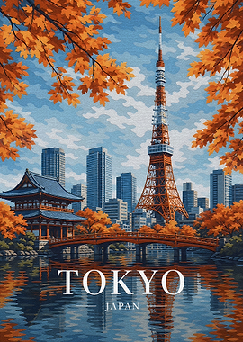 Tokyo Tower in Autumn