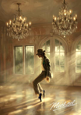 Michael Jackson Moonwalking
