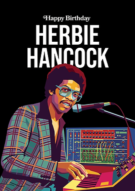 Herbie Hancock Birthday Pop Art