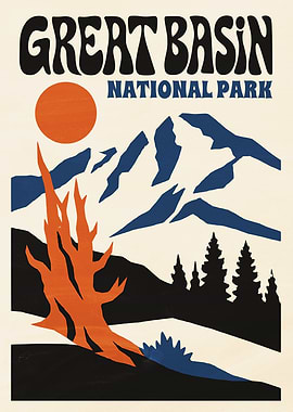 Great Basin National Park Vintage Poster