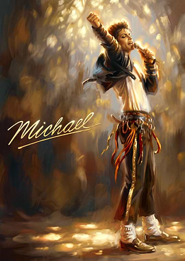 Michael Jackson Performing Movie Poster