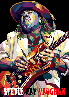 Stevie Ray Vaughan Pop Art