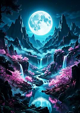 mystical japanese scenery