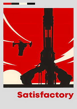 Satisfactory Game Poster