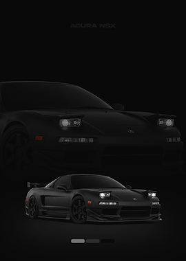 black Acura NSX concept