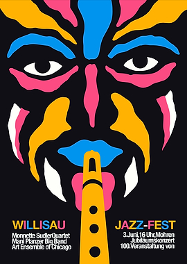 Jazz Fest | Face poster