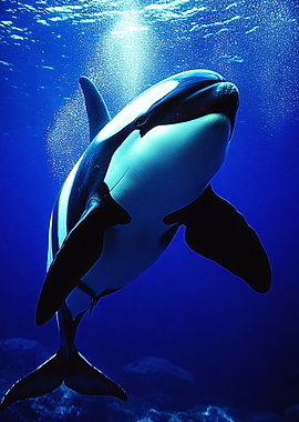 Orca Whale Underwater