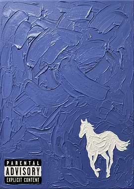 Parental Advisory Horse Painting