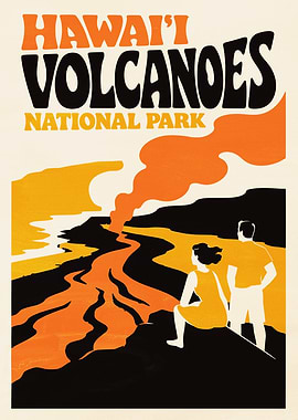 Hawai'i Volcanoes National Park Poster
