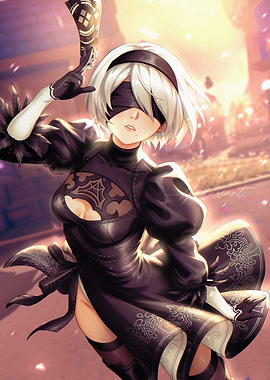 2B from Nier: Automata