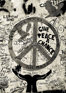 Peace Symbol Graffiti