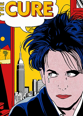 The Cure Pop Art Portrait