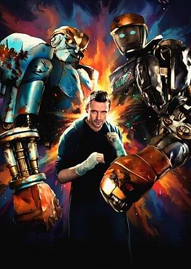 Real Steel Robots and Hugh Jackman