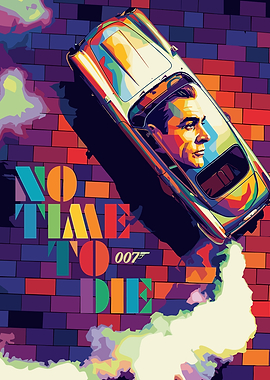 No Time To Die Pop Art Poster