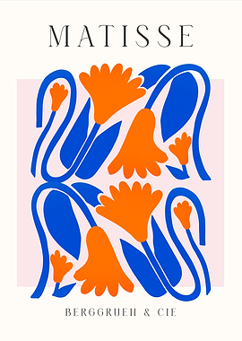 Matisse | Orange - blue Floral