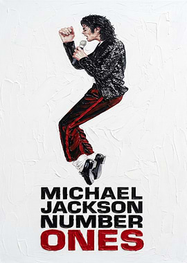 Michael Jackson Number Ones Painting