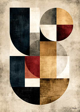 Japanese Modern Geometry No. 31 – Quiet Luxury Architectural Wall Art