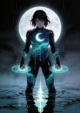 Moon Knight in the Rain